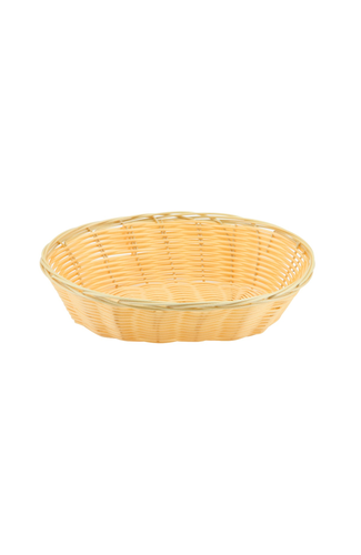 Oval  Polywicker Basket 9"X6"X2.25"