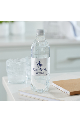 Radnor Hills Sparkling Spring Water 24x500ml Plain cap Product lifestyle image