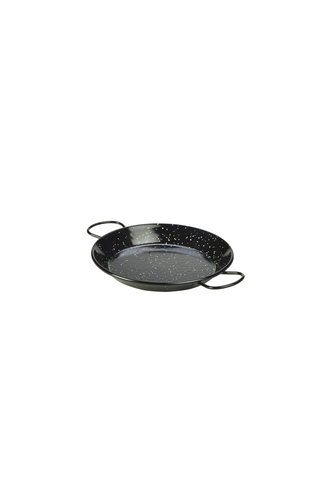 Black Enamel Paella Pan 20cm