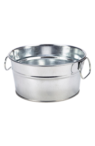 Galvanised Steel Serving Bucket 15 x 8cm