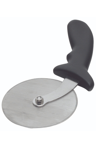 S/St.Pizza Cutter 4"Wheel/Plastic Hdl.