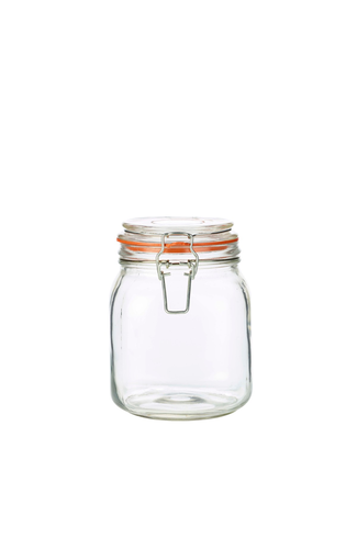 Genware Glass Terrine Jar 1L