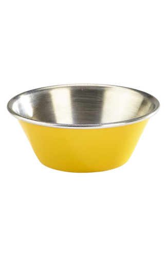 1.5oz Stainless Steel Ramekin Yellow