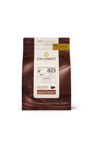 Callebaut milk 33.6% chocolate 2.5kg