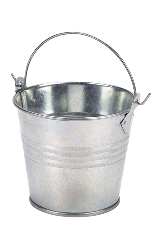 Galvanised Steel Serving Bucket 8.5cm Dia