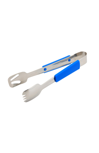 Genware Plastic Handle Buffet Tongs Blue