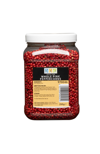 Pepper Pink Peppercorns TL Jar 6x250g 970046