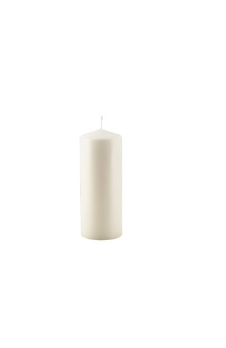 Pillar Candle 20cm H X 8cm Dia Ivory