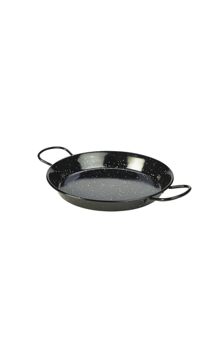 Black Enamel Paella Pan 26cm