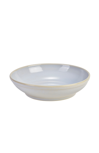 Terra Stoneware Rustic White Coupe Bowl 23cm