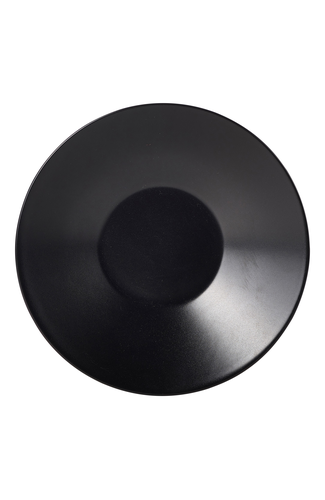 Luna Soup Plate 23 Dia x 5cm H Black Stoneware