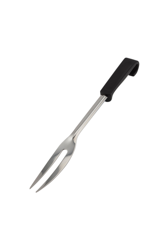 Genware Plastic Handle Carving Fork Black