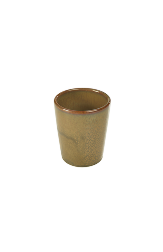 Terra Stoneware Rustic Brown Conical Cup 10cm