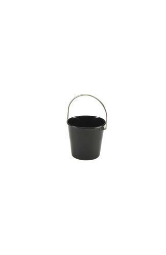 Stainless Steel Miniature Bucket 4.5cm Dia Black