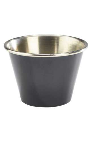 2.5oz Stainless Steel Ramekin Black