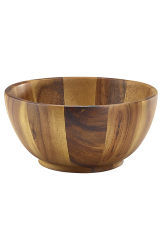 Acacia Wood Bowl 20Dia x 10cm