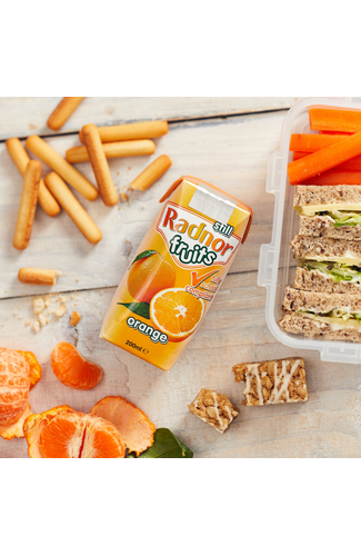Radnor Fruits Orange No Added Sugar Orange Kids Drink 200ml Tetra Pak® Product lifestyle image