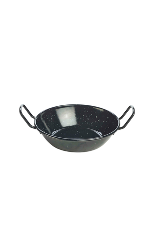 Black Enamel Dish 18cm